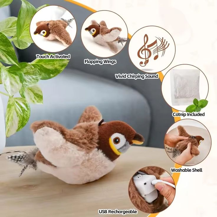 Wingpaw toy with features highlighted